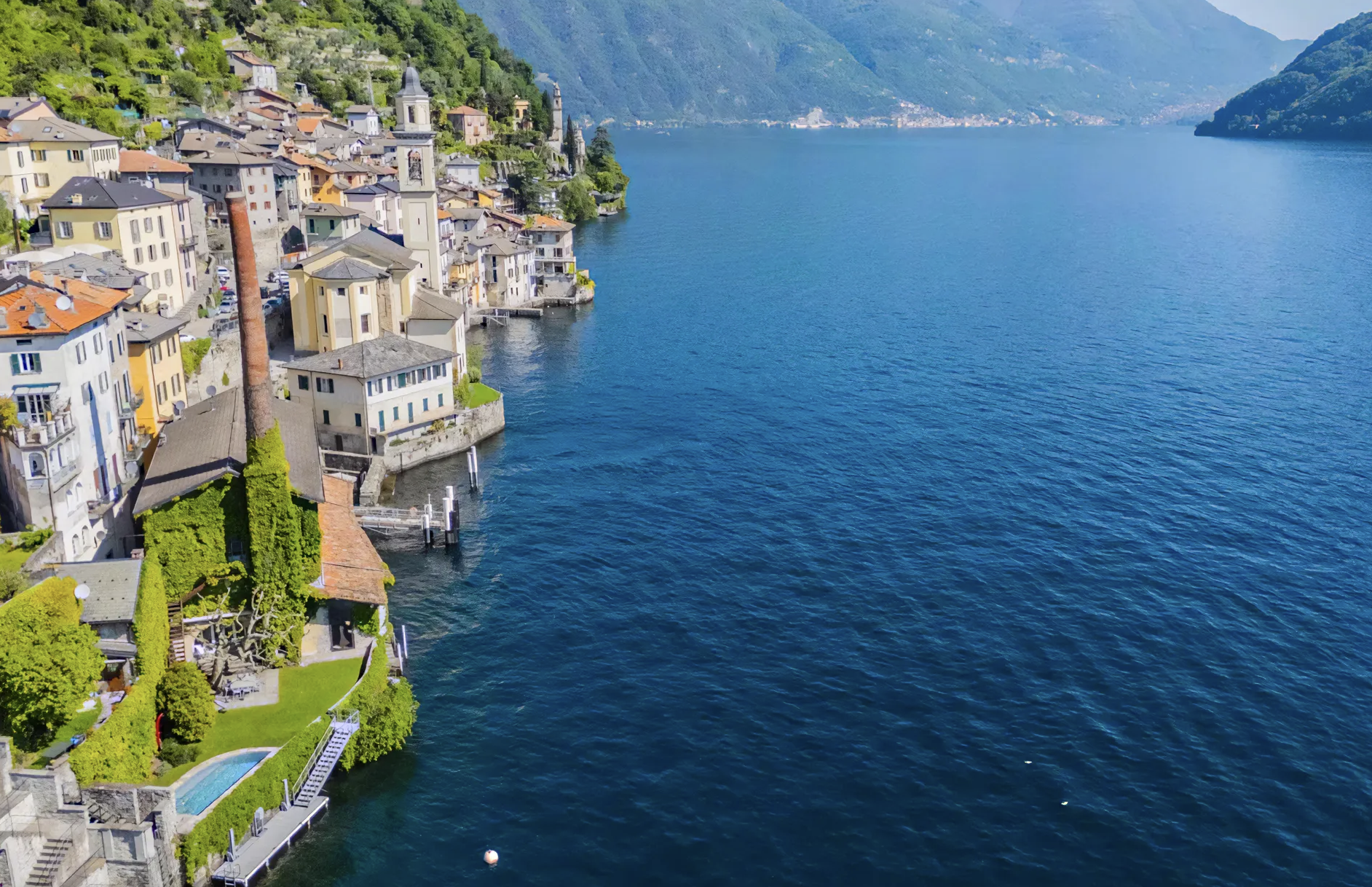 French Château Lake in France